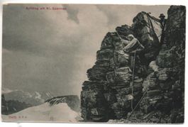 ENGELBERG Bergsteiger am Kl. Spannort