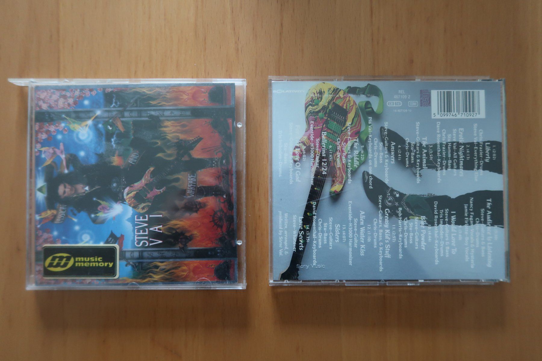 CD: CD                    STEVE VAI - Passion and Warfare – Usato da Porrentruy venduto da tupatup 3