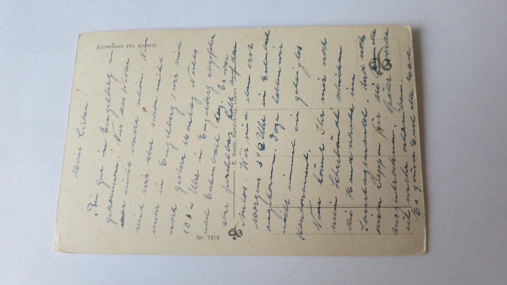 Cartoline postali: Eschenbach / LU - um ca. 1950 – Usato da Jona venduto da centumprata 1