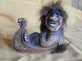 TROLL FOSSE URALT 13 cm 15cm NIE IN SCHWEIZ VERKAUFT RARITÄT