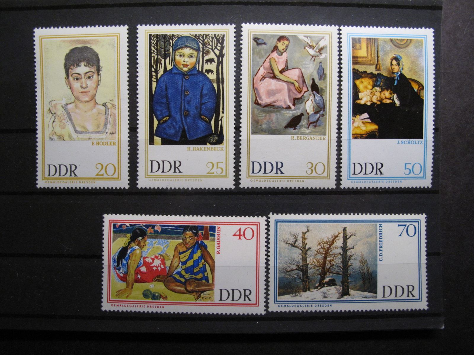 Tutti i francobolli: DDR 1967 Kunstsammlung Dresden** – Usato da Wil SG venduto da fva01