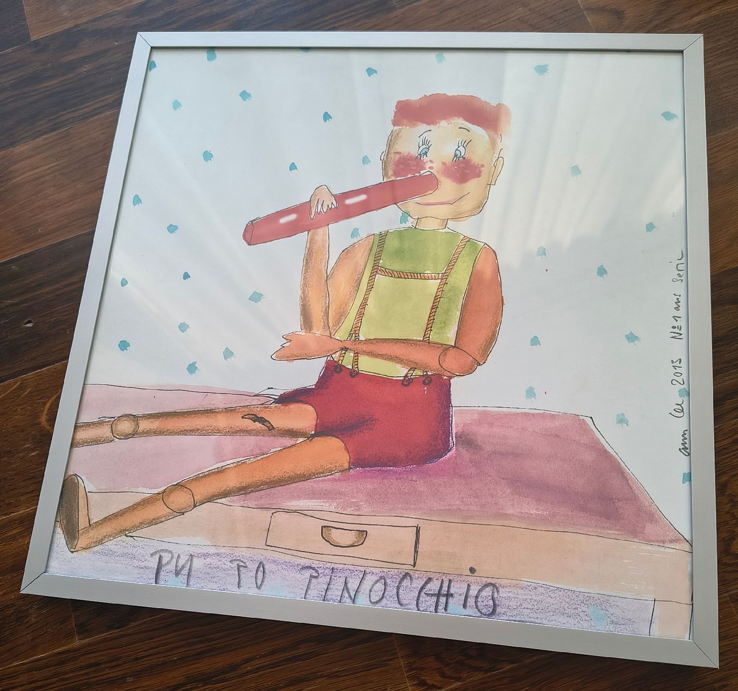 Grafica & Litografie: Lithografie Pinocchio mit Rahmen limitiert – Usato da Erlinsbach venduto da Felix_L.