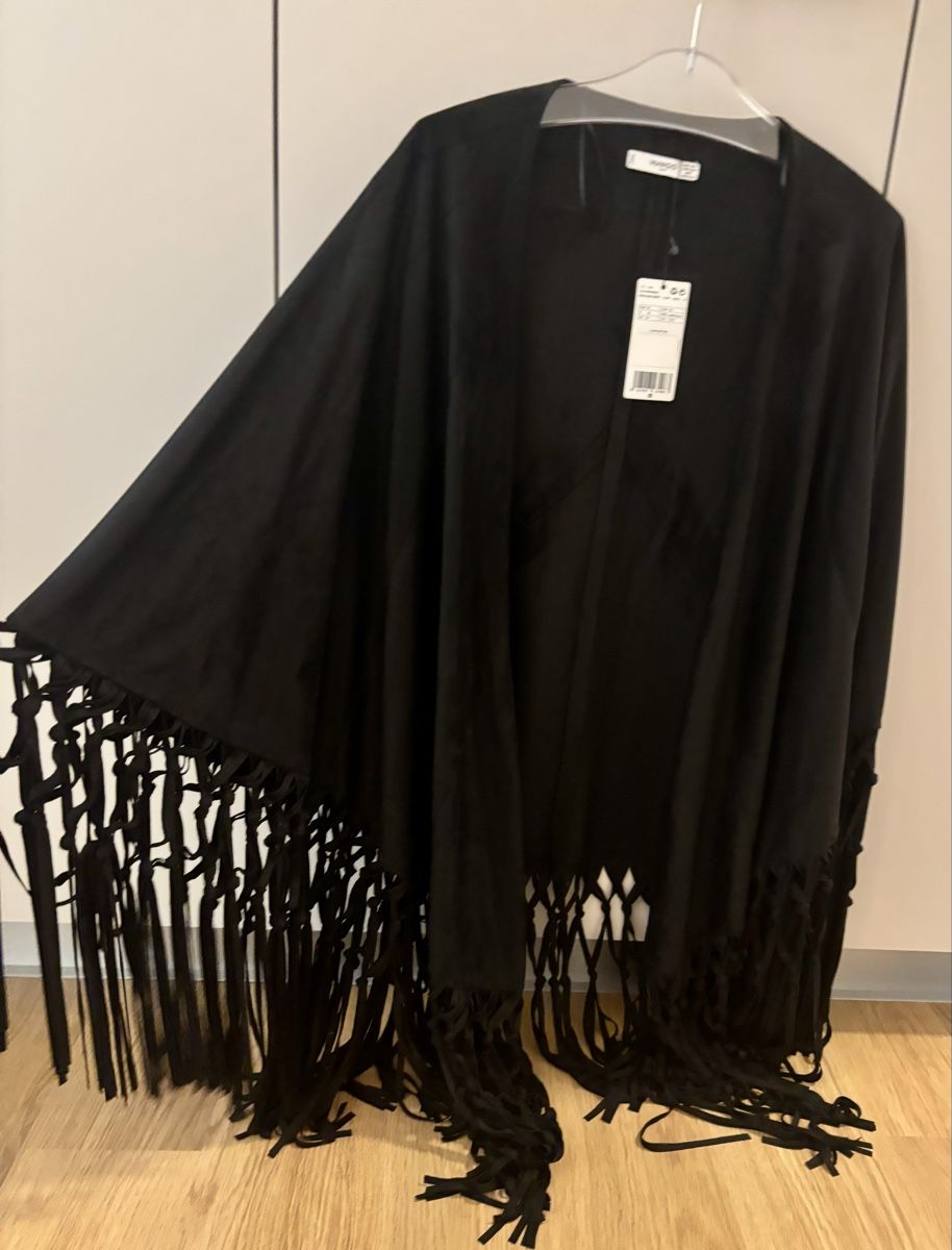 Sonstige Damenmode: Mango Poncho mit Fransen – Neu (gemäss Beschreibung) aus Baden von Tiffany6878 6