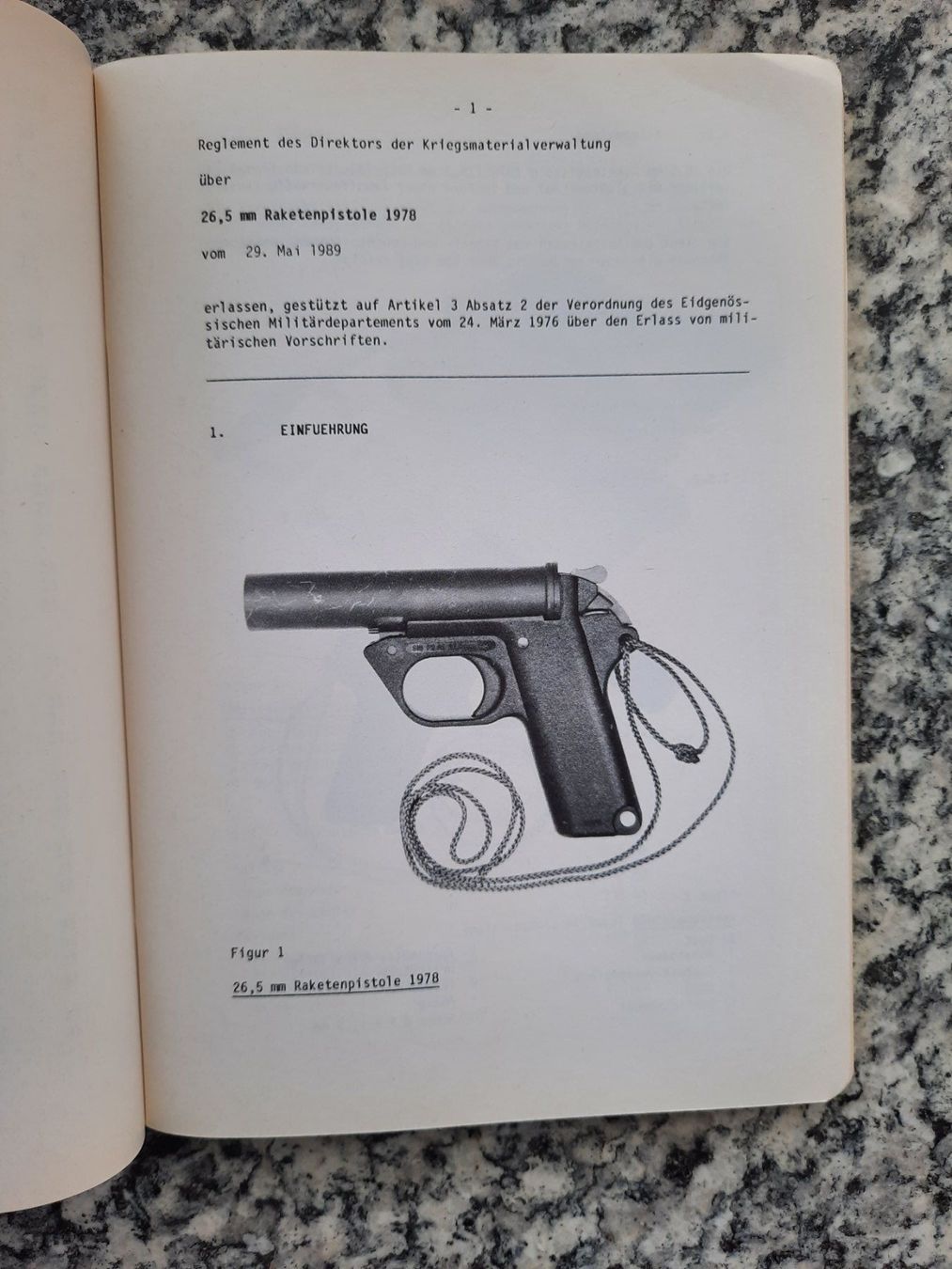 Libri: 26.5 mm Raketenpistole – Usato da Ruswil venduto da Sammlergeist 1