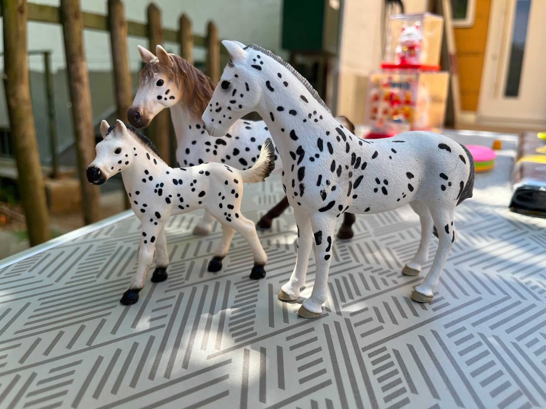 Schleich Figuren: Schleich Pferde Familie – Gebraucht aus Riehen von janssjer