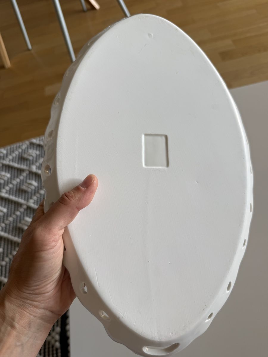 Piatti di portata: Serviertablett oval mit Rosenmuster Keramik  – Usato da Winterthur venduto da ivule2000 5