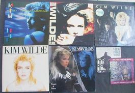 KIM WILDE Sammlung: 5 LPs + 2 Singles, zusammen