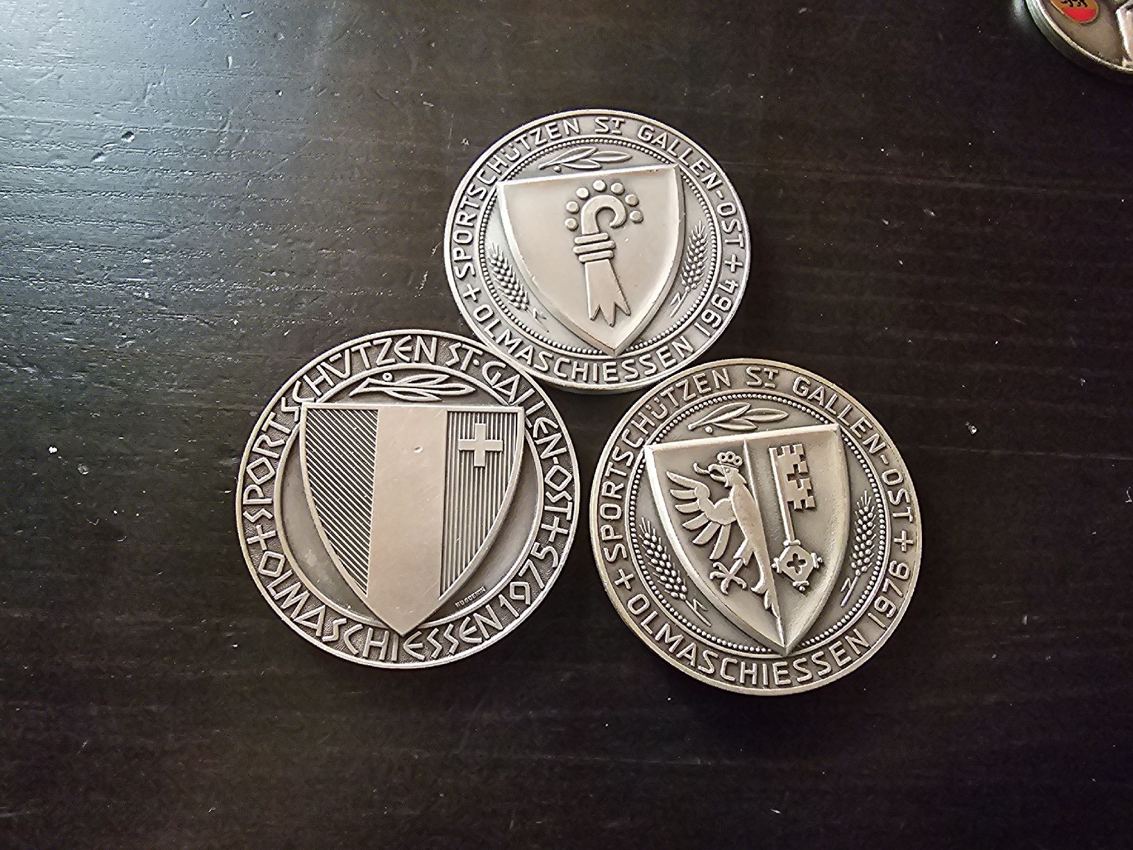 Medaglie: Olmaschiessen 1964/1975/1976 – Usato da la neuveville venduto da houeka 1