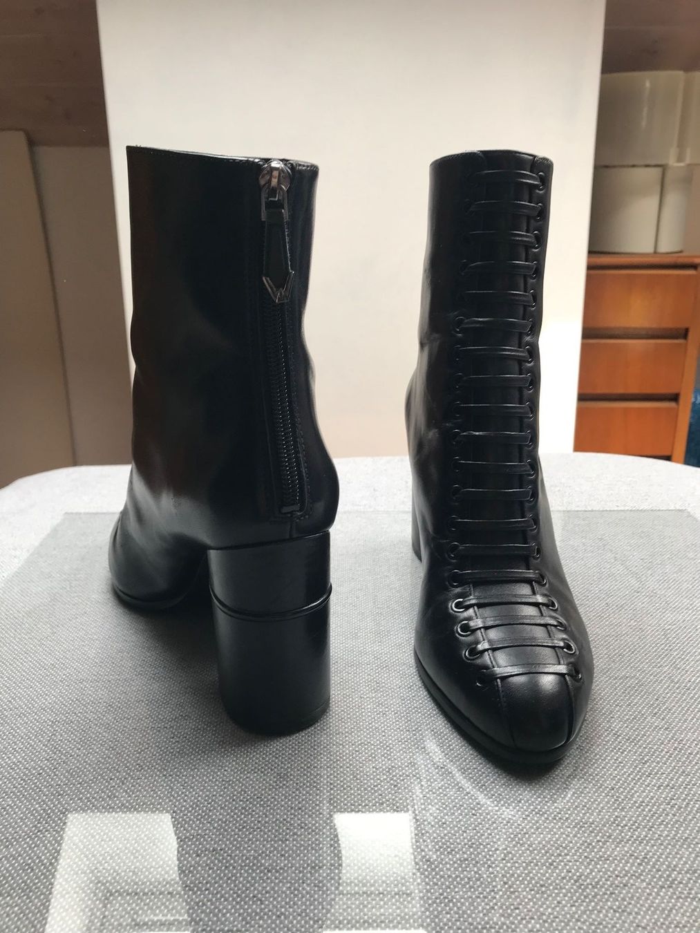 Scarpe da donna: Bottines noires taille 39 cuir Whatfor – Usato da Basel venduto da Maria-Alexa 2
