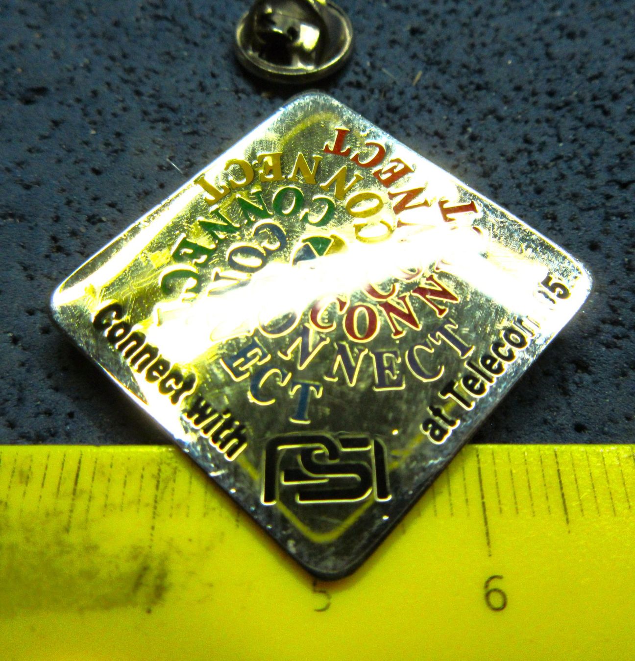Swiss Placchette & Badge: TELECOM '95 CONNECT PIN GLASIERT – Usato da Ettingen venduto da Hausi4711 2
