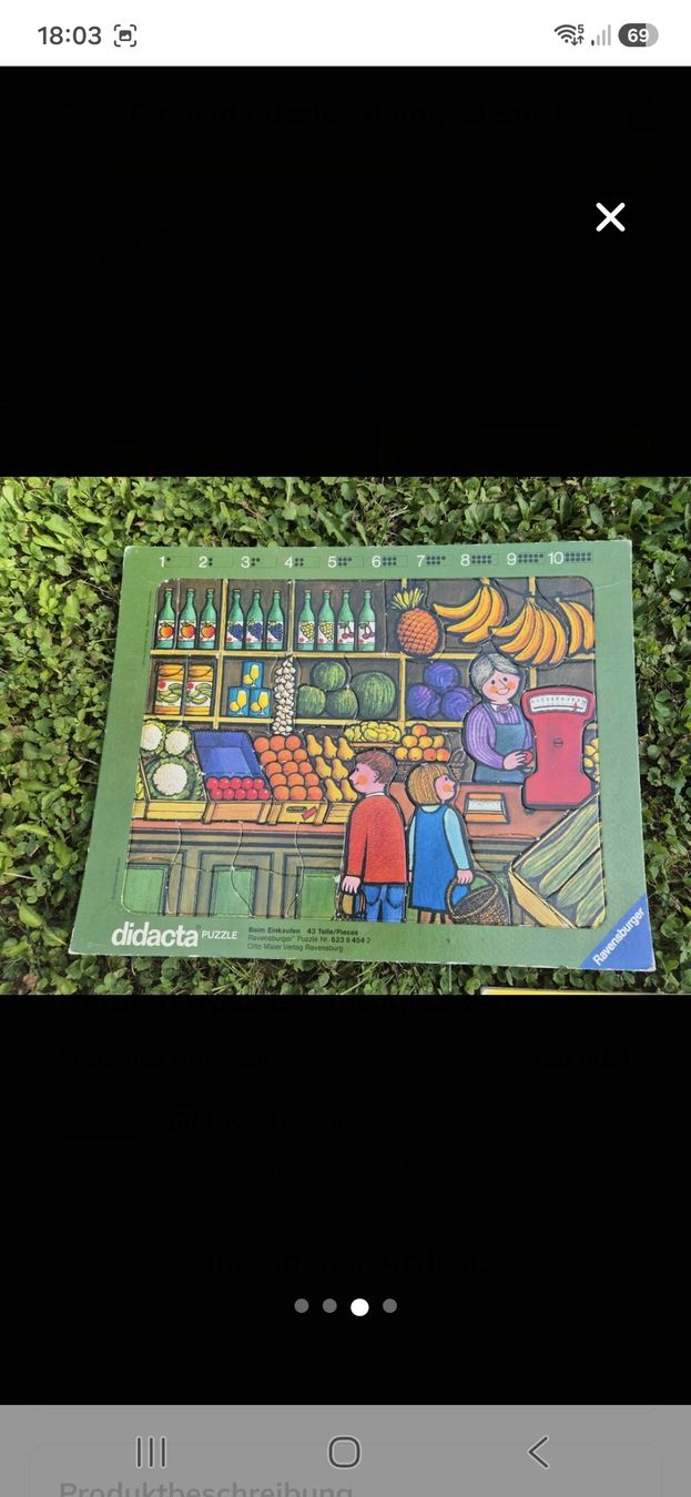 Ravensburger Puzzles: Didacta Puzzles , 3er Set,vintage – Gebraucht aus Villmergen von MONCHHICHI 2