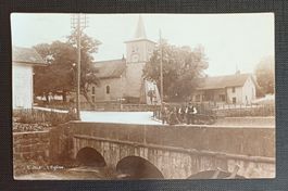 AK Animé L'ISLE L'Eglise 1925