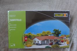 1 neuer Bausatz Tankstelle von Faller für Spur N