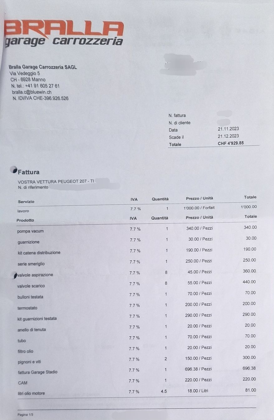 Peugeot Autos: Peugeot 207 CC 1.6 16V – Defekt aus Giubiasco von AUTOTECNICA 9