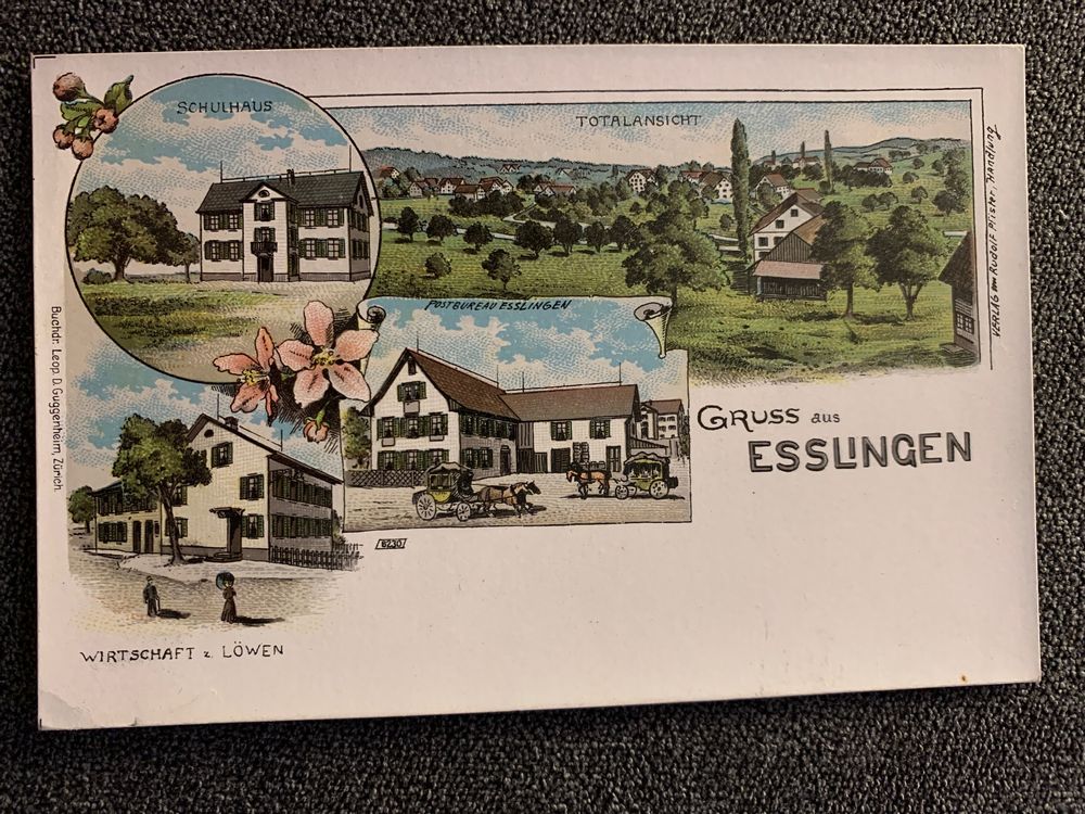 Ansichtskarte Schweiz Esslingen ZH Kaufen auf Ricardo