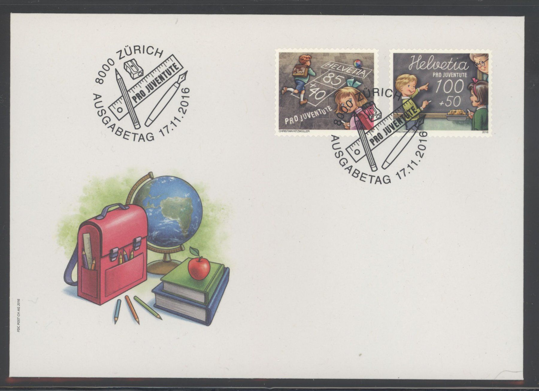 Tutti i francobolli: 2016, FDC, Pro Juventute – Usato da Willisau venduto da Vollstempel