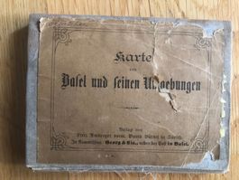 Karte von Basel und seinen Umgebunngen