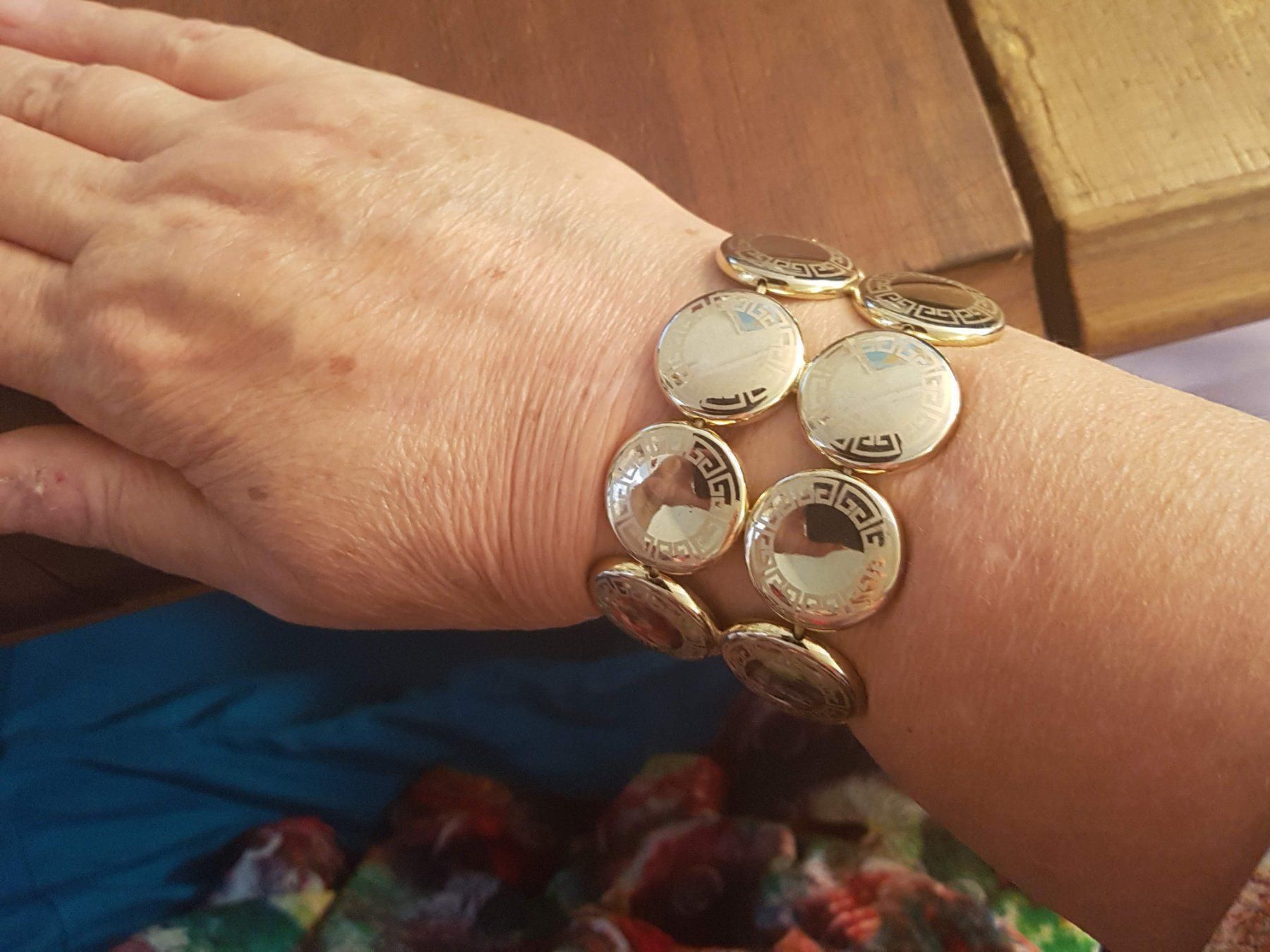 Bracciali & Braccialetti: Armband Ethno Mäander silberf. griechisch Schnäppchen reduz. – Usato da Ettingen venduto da Maranathatalitha 6