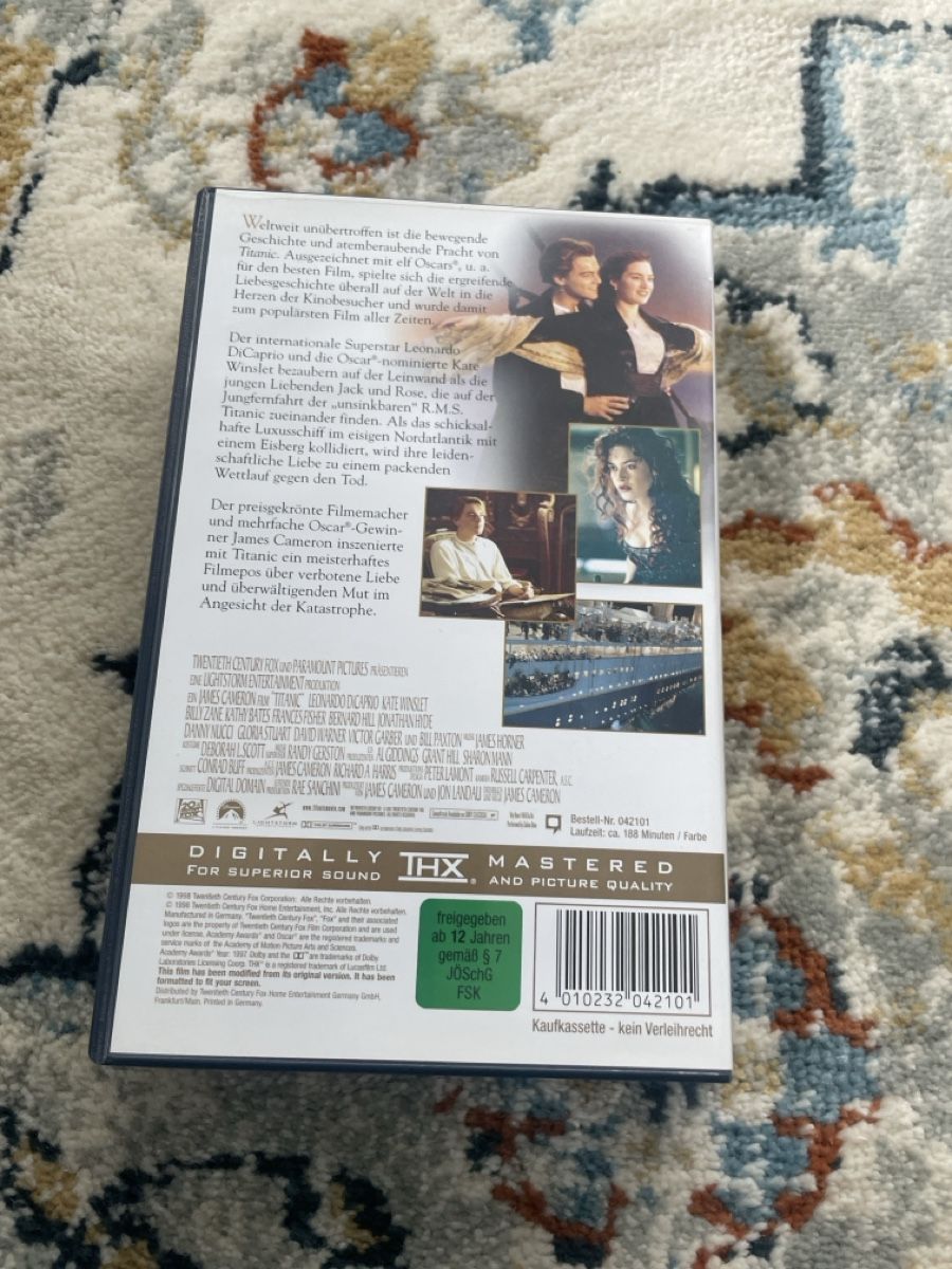 Tutti i VHS: Titanic VHS – Usato da Sargans venduto da Didis 1