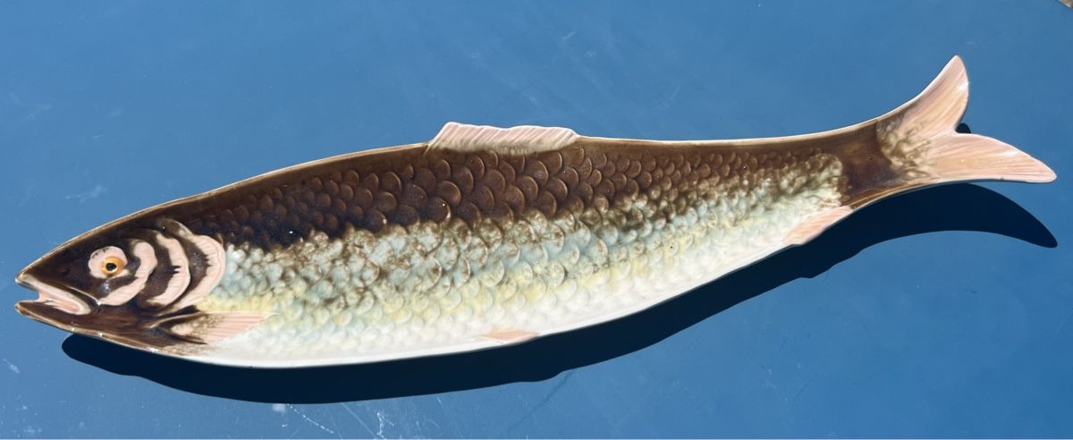 Piatti di portata: Ancien plat à poisson faïence peinte main – Nuovo (secondo la descrizione) da Genève venduto da DELIRBEADS 2