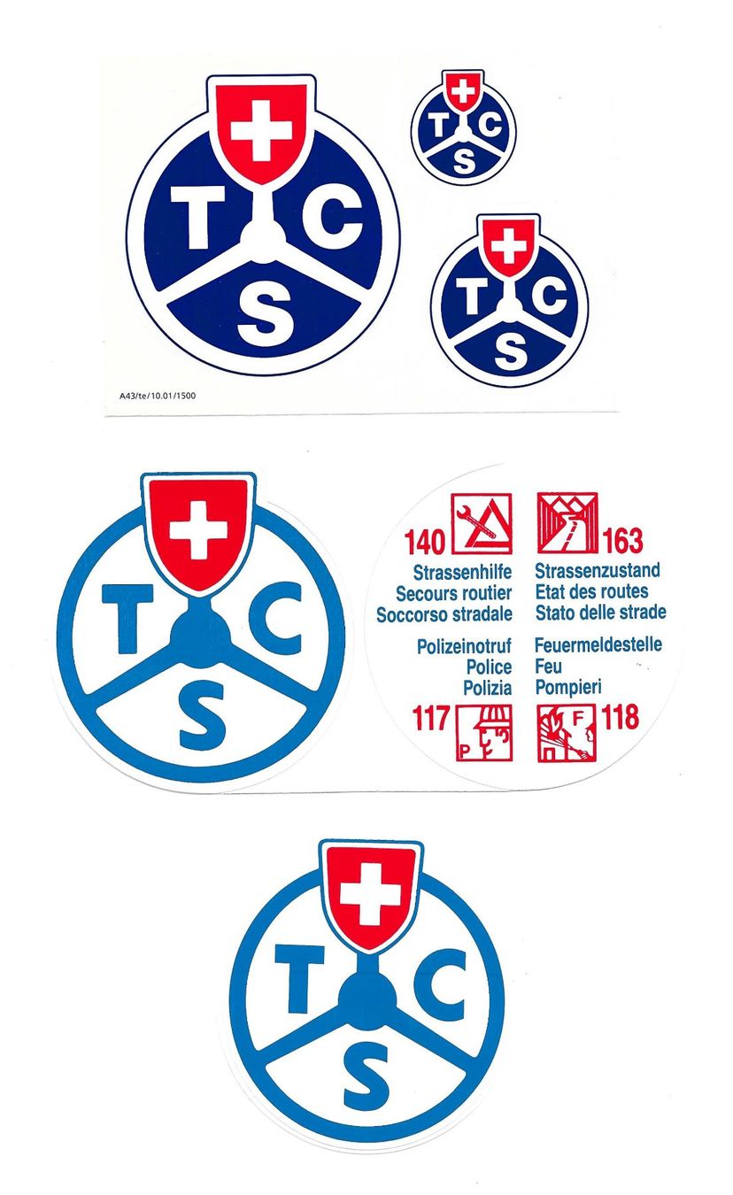 Aufkleber: TCS-Kleber – Gebraucht aus Lausanne von jag_sj6f