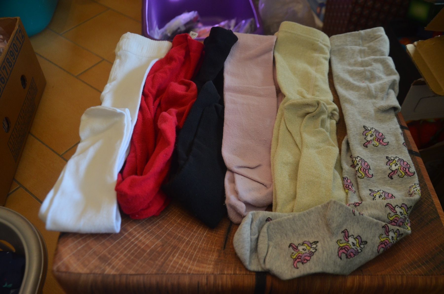 Calze & Collant: TAILLE 98 - 6 PAAR COLLANTS – Usato da Chiasso venduto da Dolly015