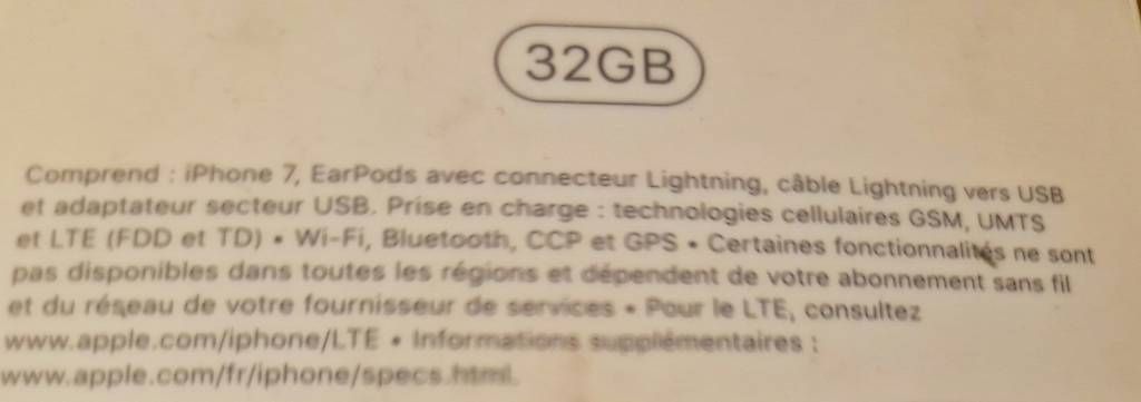 Portables: Iphone 7 32GB – D'occasion à Subingen par mstraeu 2