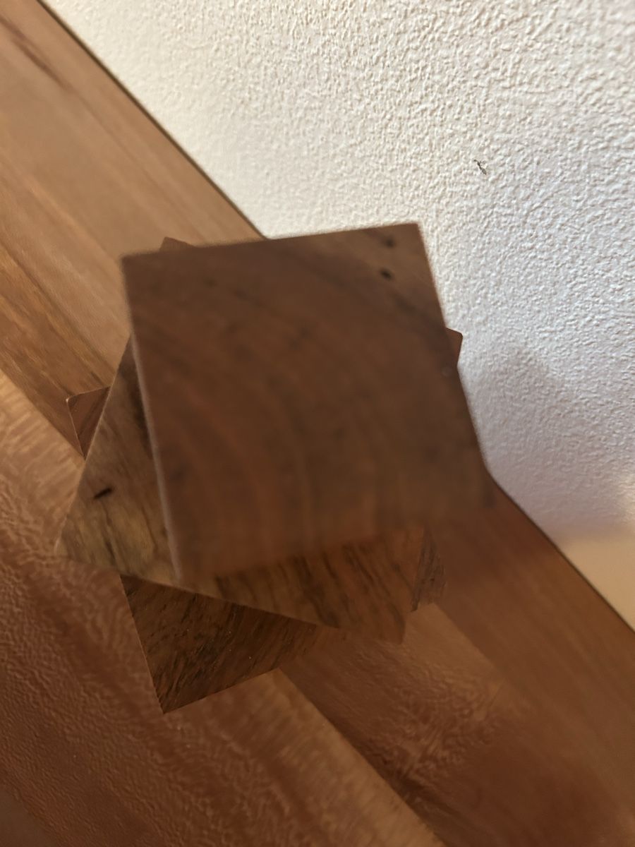 Articoli in legno: TEAK WÜRFELN KUBUS MASSIV – Nuovo (secondo la descrizione) da Bottmingen venduto da Surubi 1