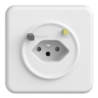 UP Steckdose STANDARDdue T13 FI 30mA weiss, Feller