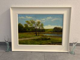 85x65/ Mölteli/ Ölgemälde Landschaft