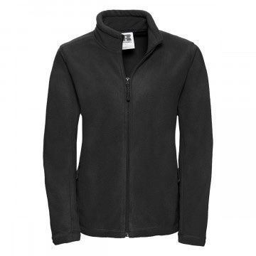 Damen Fleecejacke Russell, Schwarz,Gr.XL