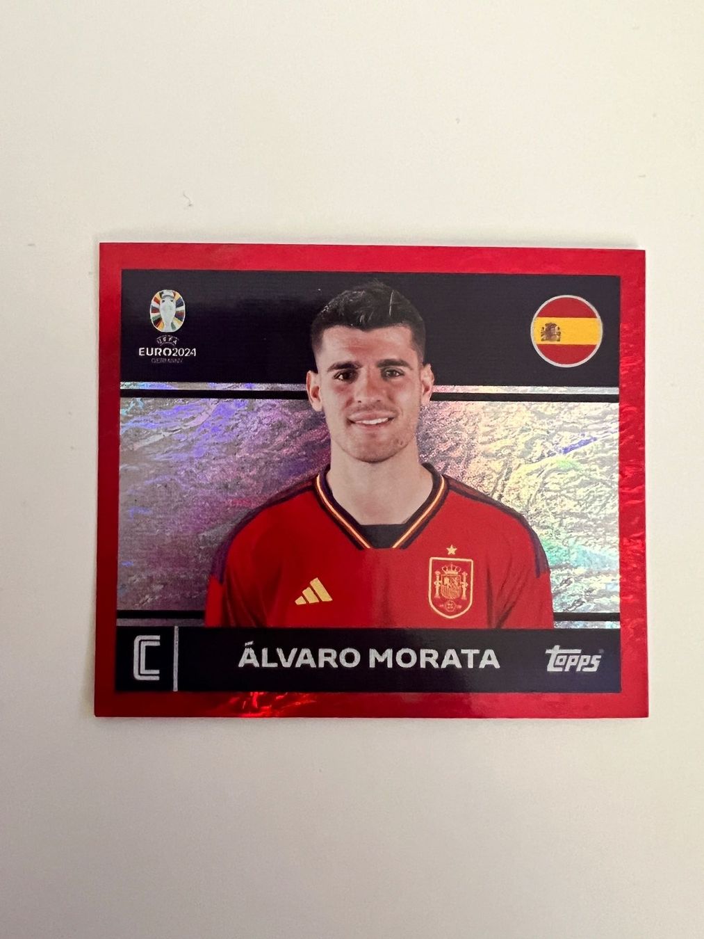 Topps Carte collezionabili: Topps EM 2024 Rot Ālvaro Morata ESP 2 – Nuovo (secondo la descrizione) da Dietikon venduto da Emoruk