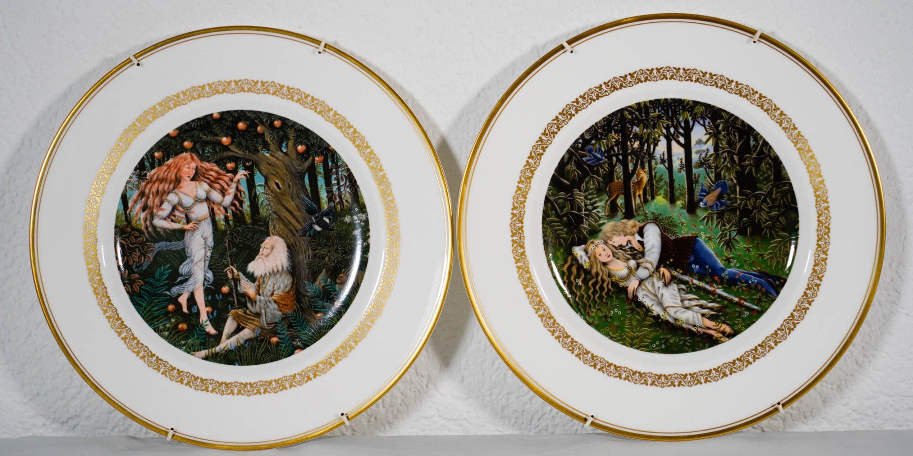 Royal Worcester Teller: 2x Royal Worcester Wandteller König Artus – Gebraucht aus Dietikon von zajactb 1