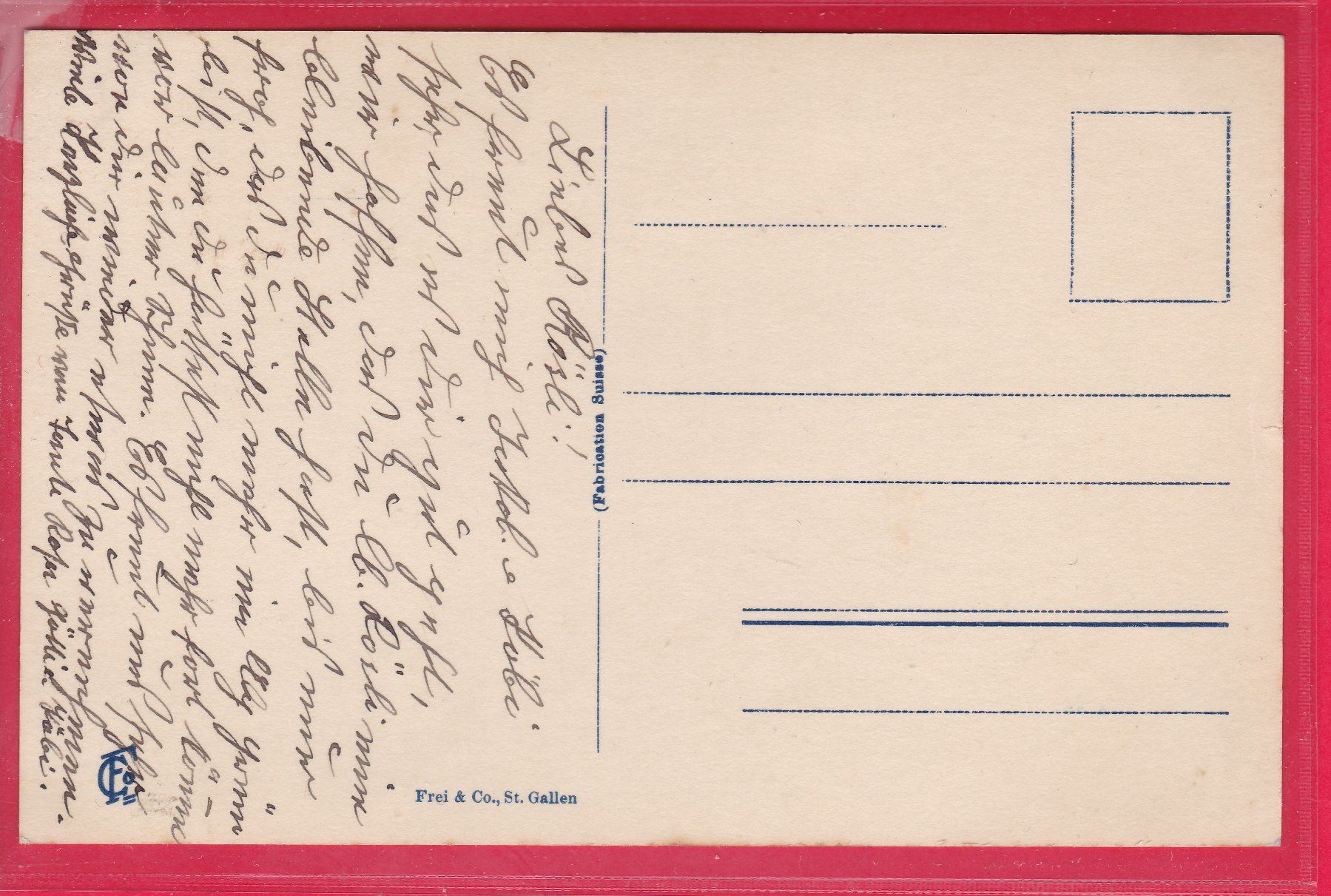 Cartoline postali: FLAWIL – Usato da Oberrieden venduto da Gebirgsstelze 1