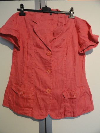 100 % LEINEN BLUSEN - JÄGGLI GR. 42 ***