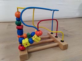 Kleine Motorikspirale aus Holz - Baby/Kleinkind