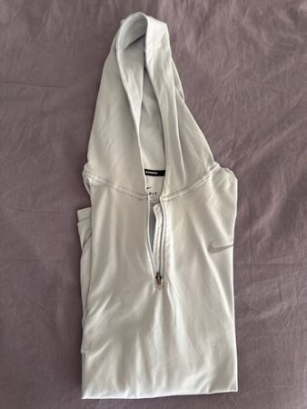 Nike Running Kapuzenpulli Dri-Fit weiss Grösse S neuwertig
