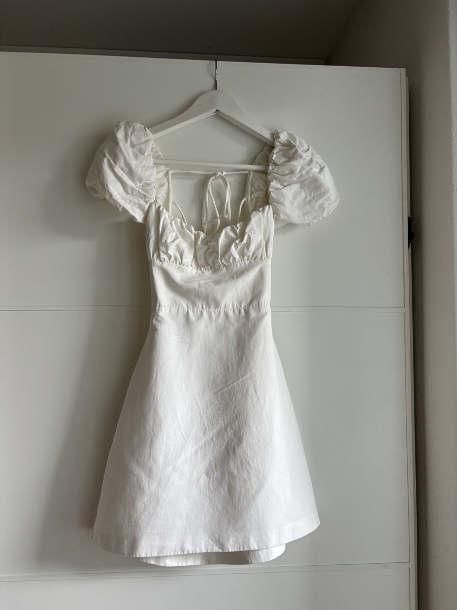 Zara Vestiti: weisses Sommerkleid – Usato da Männedorf venduto da giu_wm6d 3