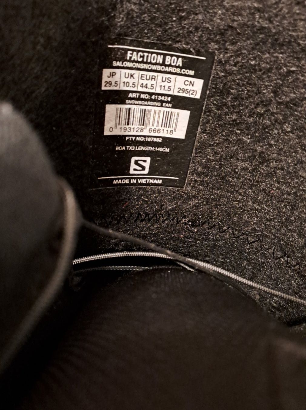 Salomon Scarpe da uomo: Salomon Snowboard Schuhe Gr.44.5 – Nuovo (secondo la descrizione) da Oberrieden venduto da Raja011 7