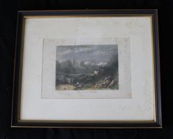 antikes Bild / Stich *ENVIRONS DU FELDKIRCH* (GK)