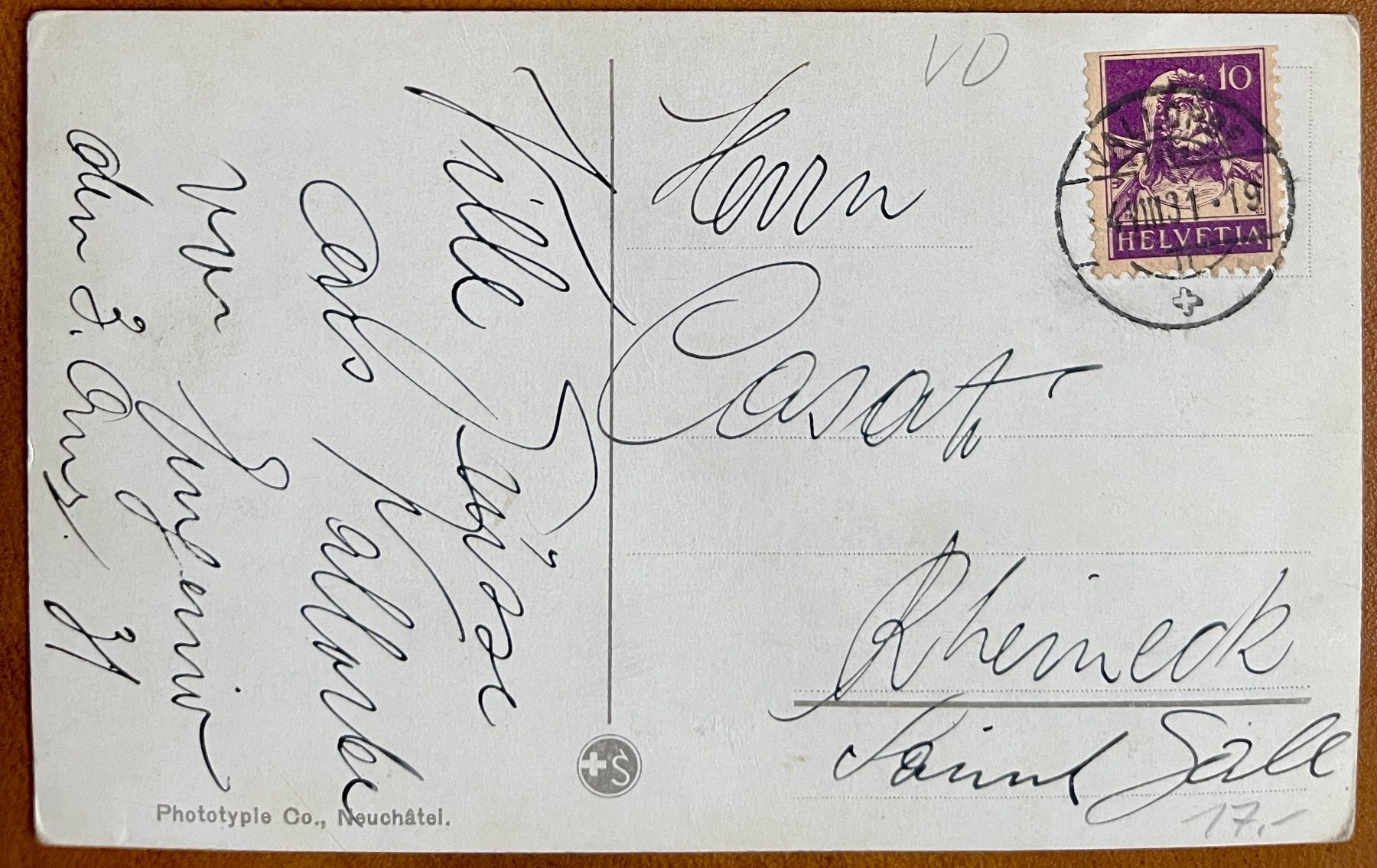Cartoline postali: VALORBE & L'ORBE 1931 – Usato da Lutry venduto da Ediego 1