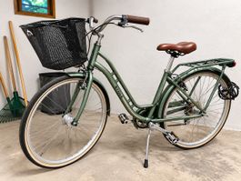 Stoke Damenvelo / Citybike 28” – Tiefeinsteiger – mit Korb