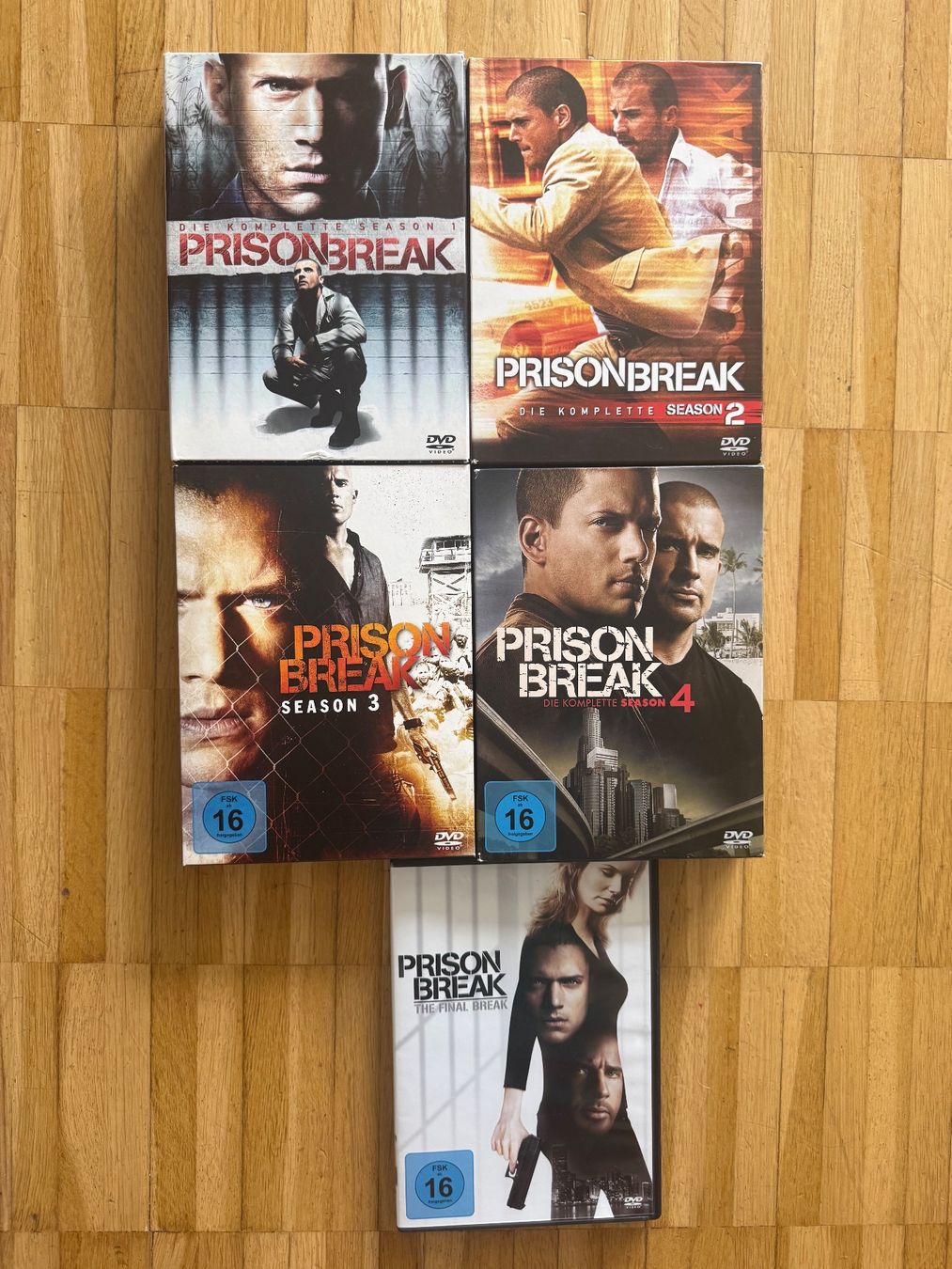 Alle DVDs: PRISON BREAK/ DIE KOMPLETTE SERIE – Gebraucht aus Basel von san_2qlq