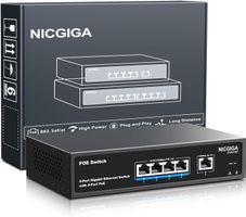 NICGIGA 5 Port Gigabit Outdoor PoE Switch