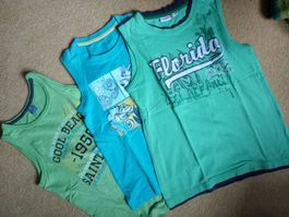 3 Sommer Shirts, Gr. 122/128