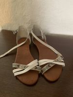 Sandalen leder weiss  Gr. 37