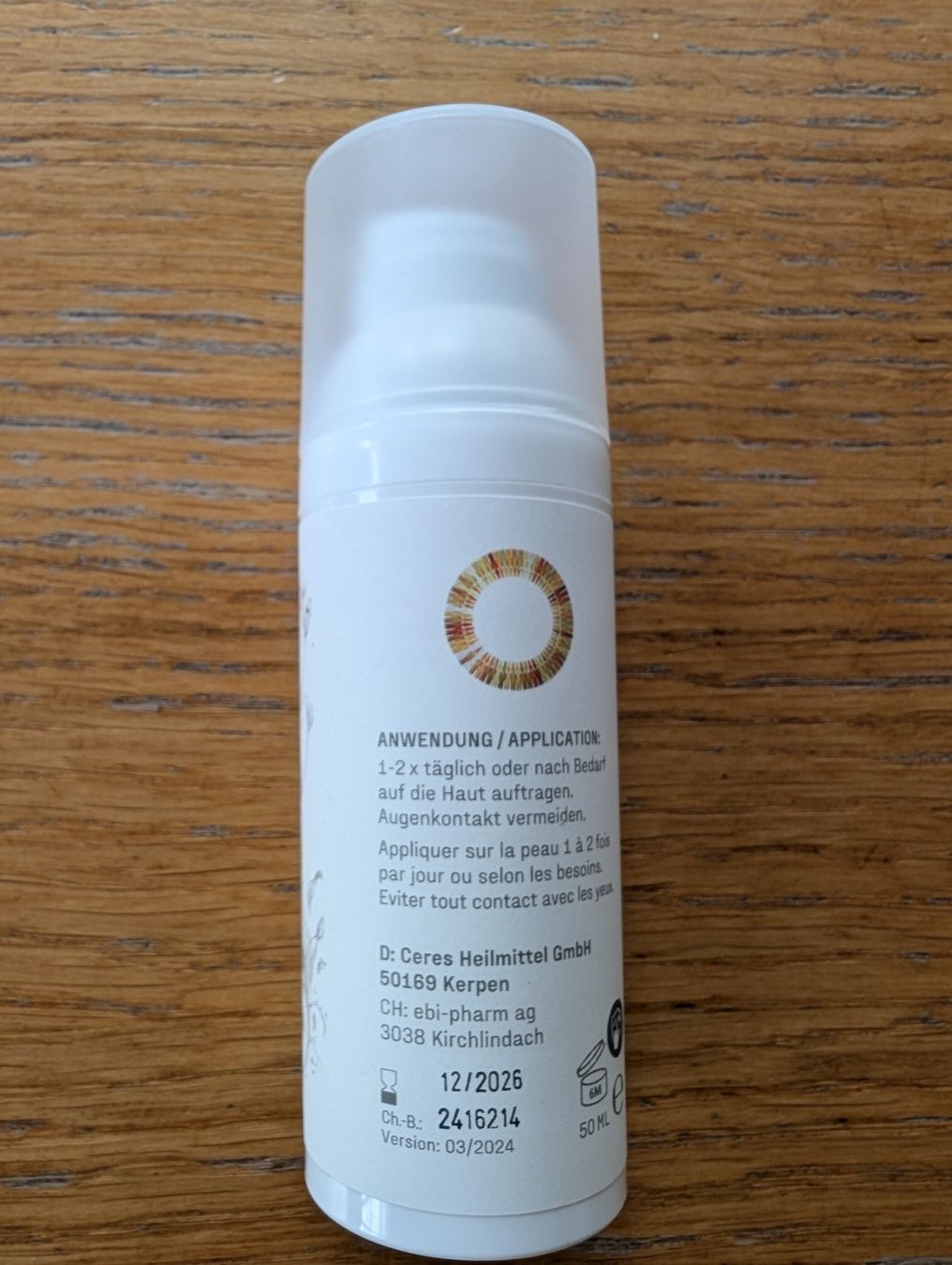 Soins du visage: Ceres Centaurium Crème 50ml – Neuf (Voir description) à Appenzell Enggenh. par vario414 2