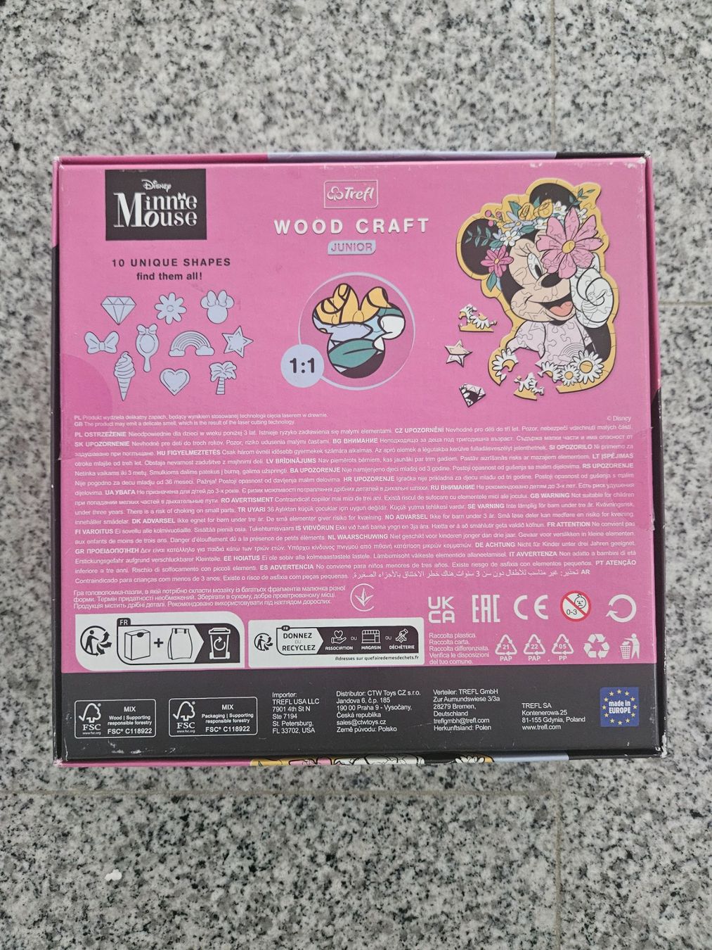Puzzle: Minnie Mouse Holzpuzzle, 50 Teile – Usato da Unterägeri venduto da Sleepbear 3