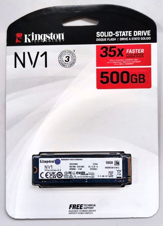 SSD 500GB M2 Kingston NV1 | Kaufen auf Ricardo