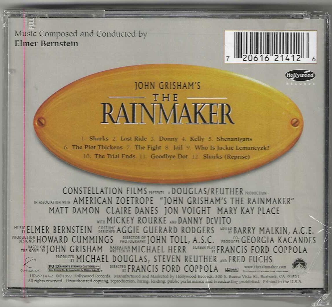 CDs: Elmer Bernstein - The Rainmaker - Neue – Neu und originalverpackt aus Genève von CDLPBookS 1
